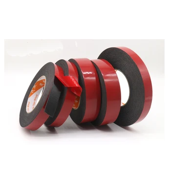 

Black Sponge Double-sided Tape Import PE Strong Red Film Foam Foam LED Lamp Belt