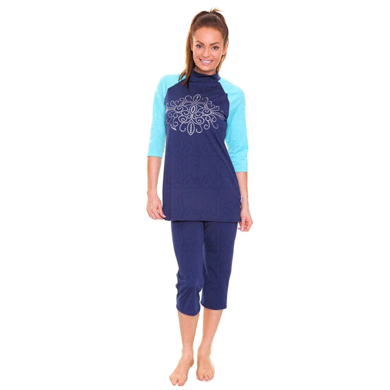 

Muslim Women Hijab Swimming Beachwear Swimsuit Sport Clothing Burkinis Spa Swimwear Islamic Swimsuit Full Face Islamic