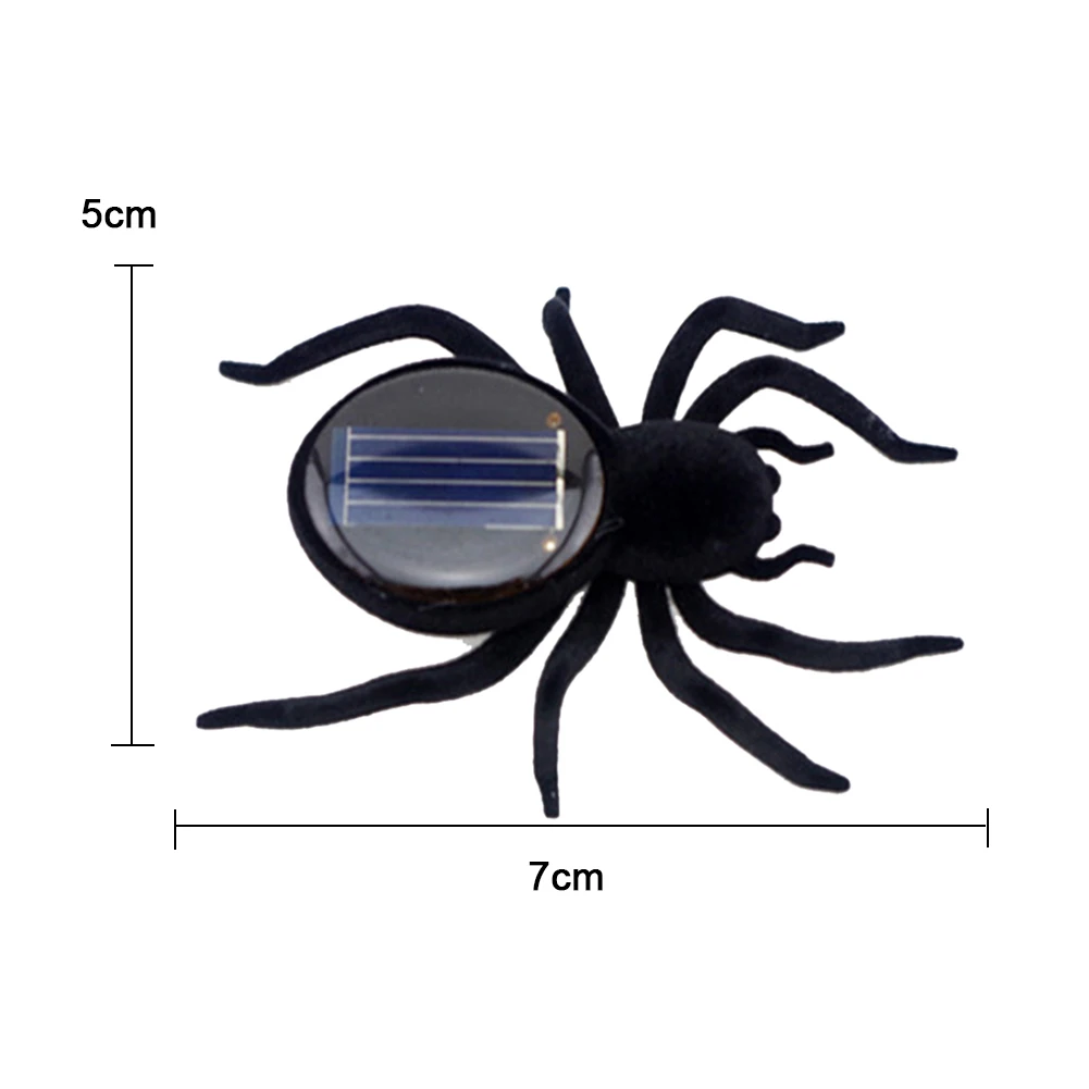 1Pcs Mini Solar Powered Spider Toy Robot Insect Toy Creative Baby Gift qV