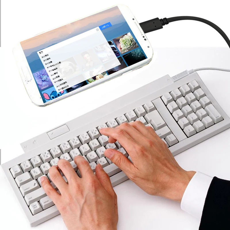 Thbelieve USB C To USB A Type-C OTG Cables For Hauwei Support U DiskKeyboard  USB 3.0 To Typec Adapters 20CM Short USB-C OTG (2)