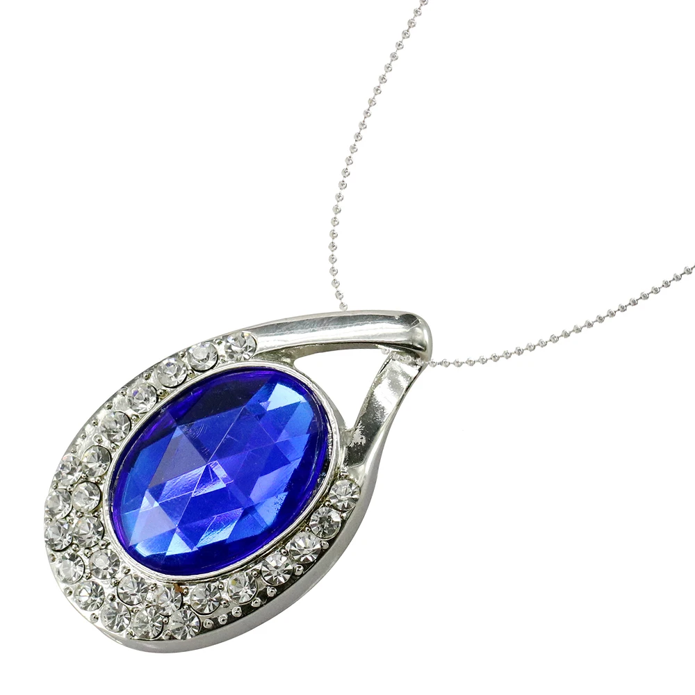 Real Capacity USB 2.0 Flash Drive 128GB Pen Drive Pendrive Cute Crystal Gemstone Style 8GB 16GB 32GB 64GB Memory Stick
