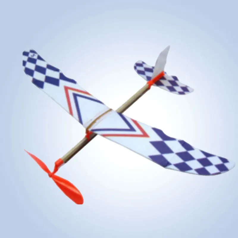 Летающий планер Самолеты Модель аэроплана игрушечные лошадки резинкой детский подарок фантастический