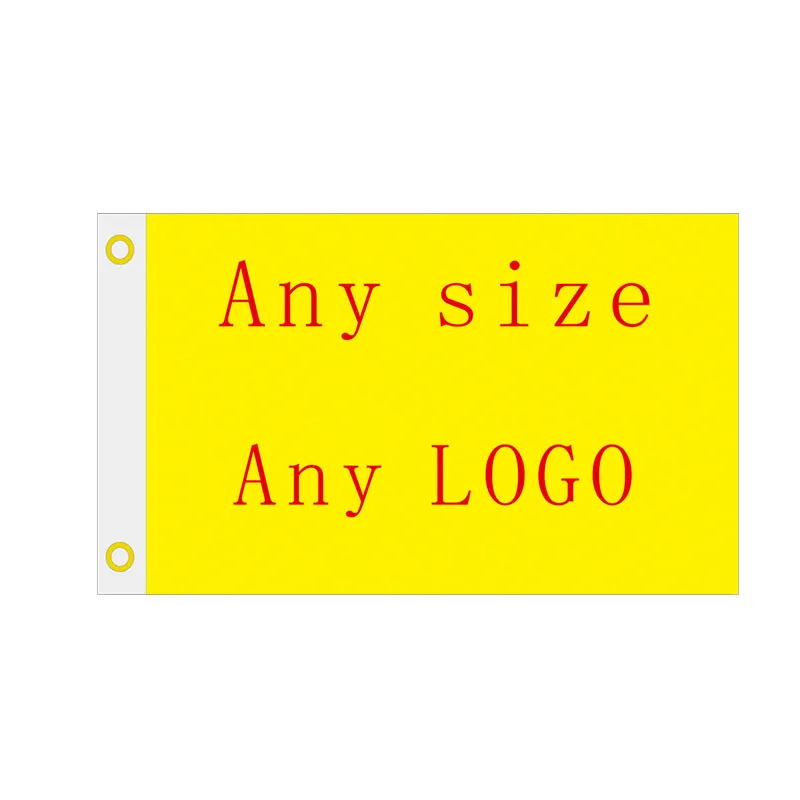 

Free Delivery of 3*5FT Outdoor Sports Advertisement Banner with Polyester Material Customized Flag and Two Copper Buttons