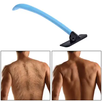 

Men Manual Back Hair Shaver Blade Trimmer Do-it-yourself Whole Body Leg Back Hair Razor Long Handle Big Blade Hair Removal Razor