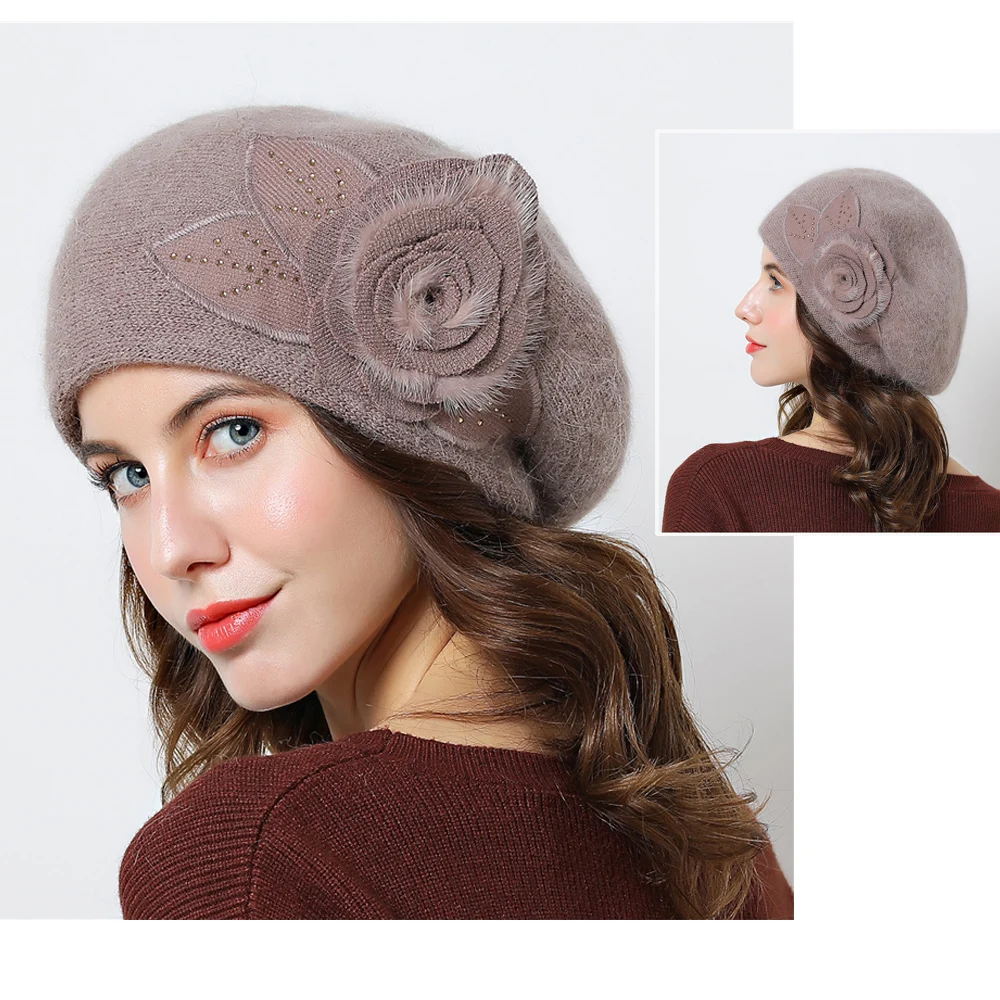 angora beanie