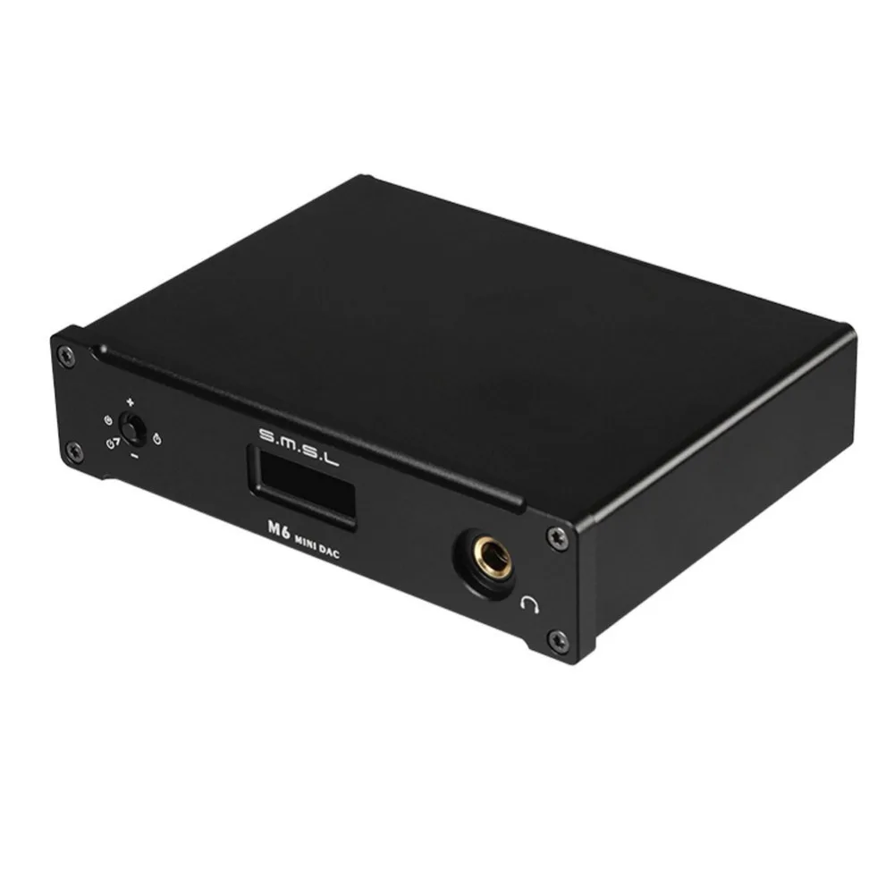 

New SMSL M6 HI-FI DAC AK4452 Decoder Native DSD512 with Headphone Amplifier Asynchronous Multifunction with 32bit/768kHz USB Opt