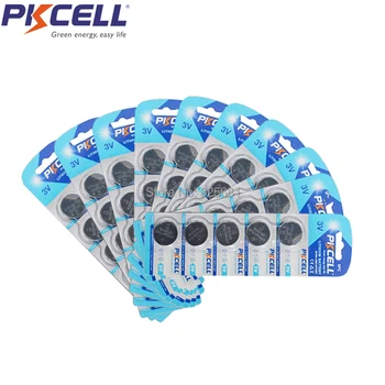 

50Pcs 10Card PKCELL CR2325 3V battery BR2325 ECR2325 CR 2325 Lithium Button Cell Batteries For Remote Controls Heart Rate Monit