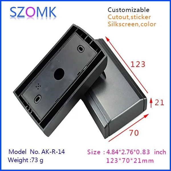

1 piece free shipping door access controller enclosure 123.5*71*22 mm 4.86*2.79*0.87 inch network access control