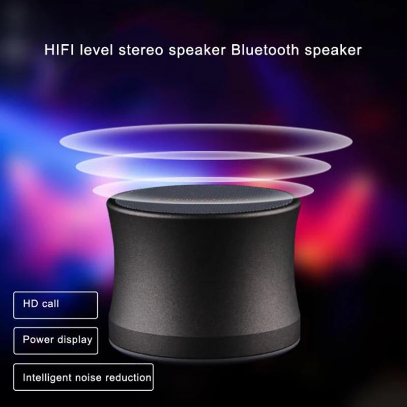Металлический Портативный мини Беспроводной Bluetooth стереоколонка бас гитара