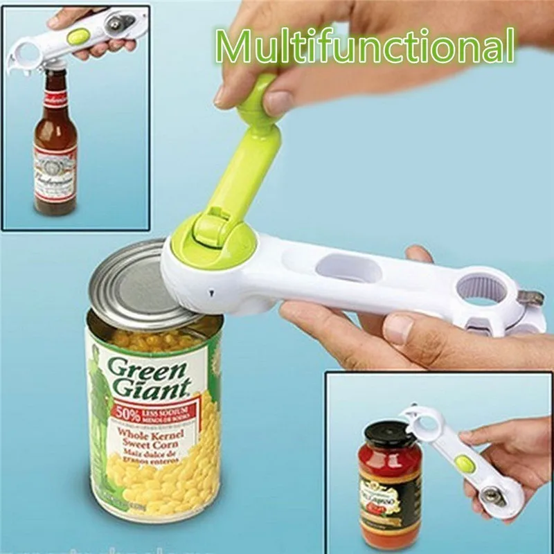 7 в 1 практичная многофункциональная бутылка + консервная банка открывалка