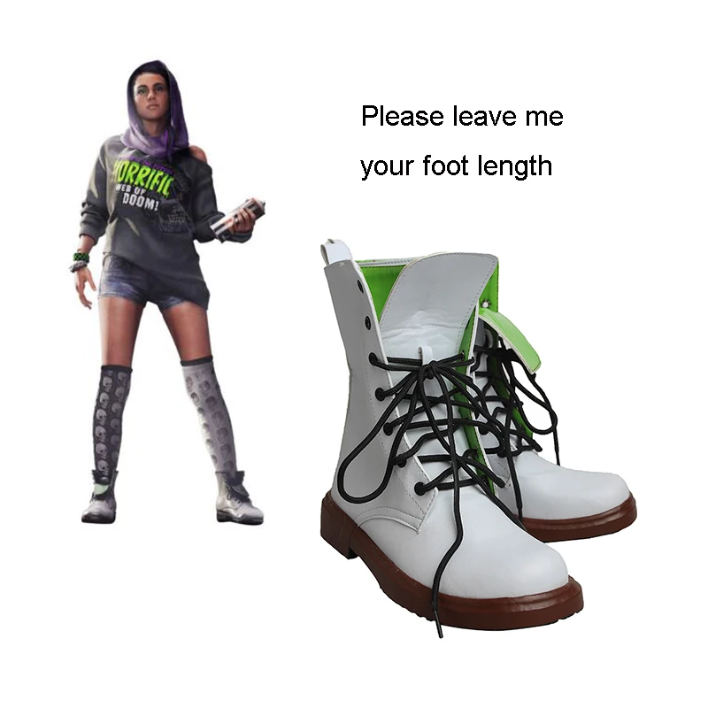 Watch Dogs 2 Cosplay Shoes Dedsec Sitara Cosplay Boots Adult Women Game Shoes Halloween Props