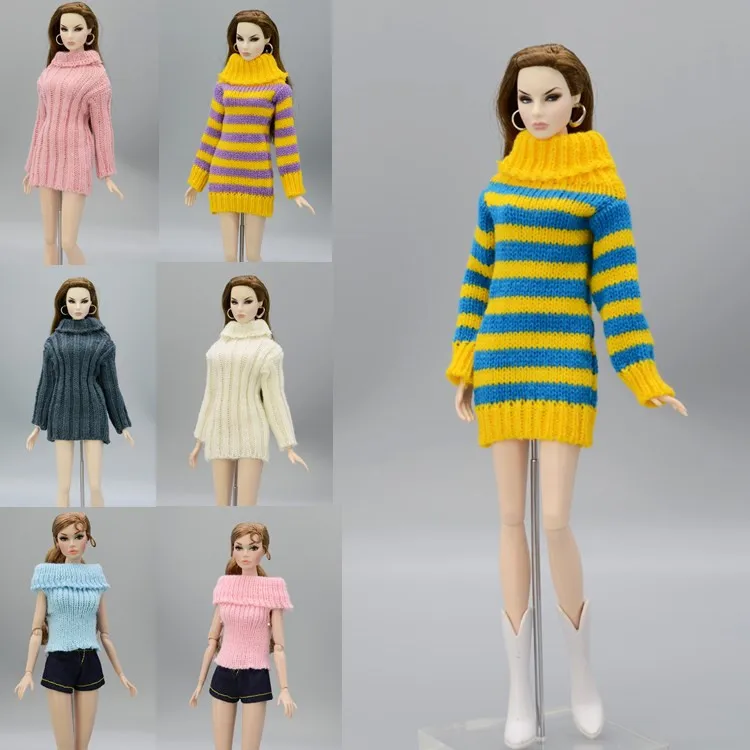 2019 новая зимняя одежда хлопчатобумажный шерстяной свитер для 1/6 BJD Xinyi FR ST Барби