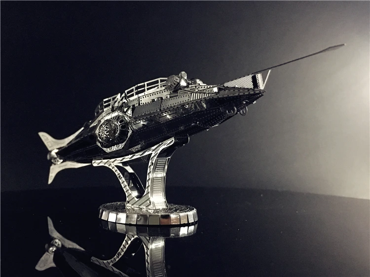 ММЗ модель наньюань 3D Металл Модель комплект 1: 600 USS Nautilus подводной лодки сборки модель DIY 3D лазерная резка Модель puzzle игрушки для взрослых