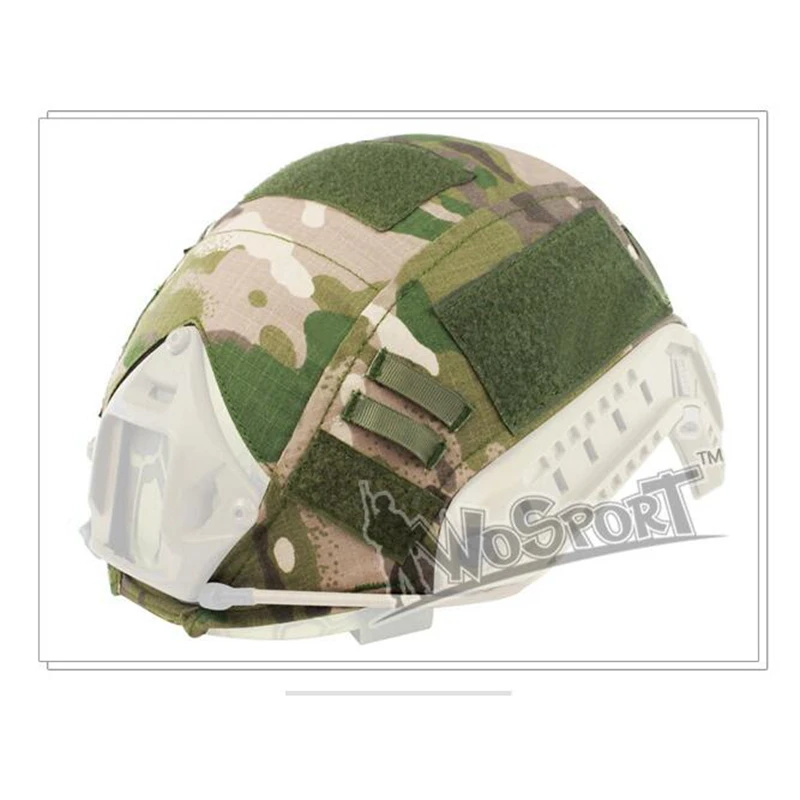 

Tactical Helmet Cover for CS FAST Helmet Army Fan Helmet Paintball Wargame Gear Cover for Sports Hiking Camping Shooting