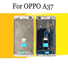 Держатель ЖКД Экран на переднюю раму для OPPO A37 Корпус чехол для средней рамки для OPPO A 37 запасных Запчасти OPPOA37