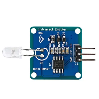

Infrared Transmitter IR Emitter Module with 38K Carrier for Arduino
