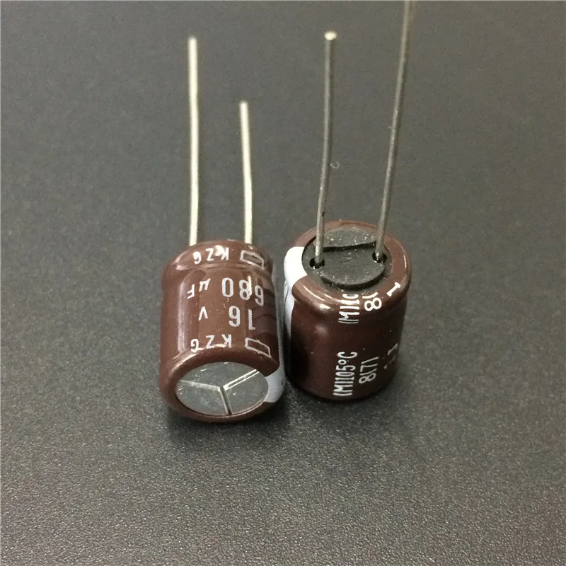 50 шт. 680 мкФ 16В NCC KZG серия 10х12 5 мм супер низкий ESR 16V680uF алюминиевый