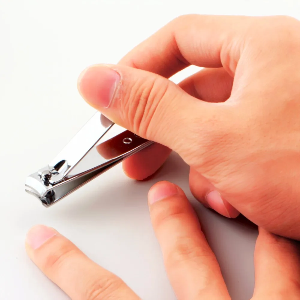 Модный клиппер для ногтей из нержавеющей стали триммер для маникюра дизайн ногтей клиппер Маникюрный Инструмент для красоты Серебряный