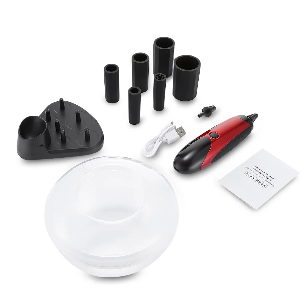 

Electric Automatic Makeup Brush Cleaner Convenient Silicone Make up Brushes Cleanser Cleaning Tool Machine