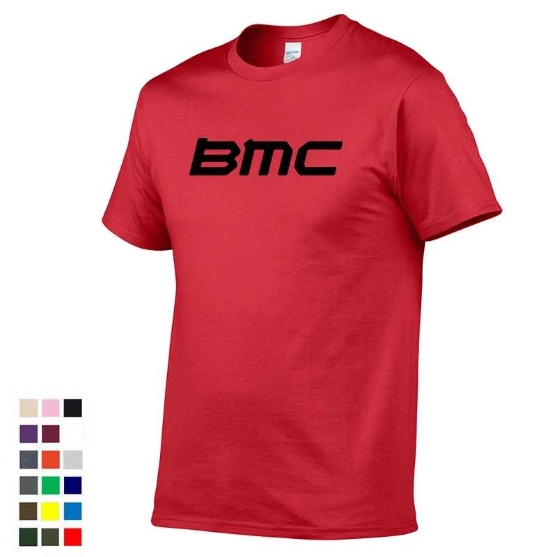 

2019 BMC Switzerland Bike Cycling T shirt 100% cotton Summer Short Sleeve Round Neck Tees Male Plus Size XS-3XL Free shipping