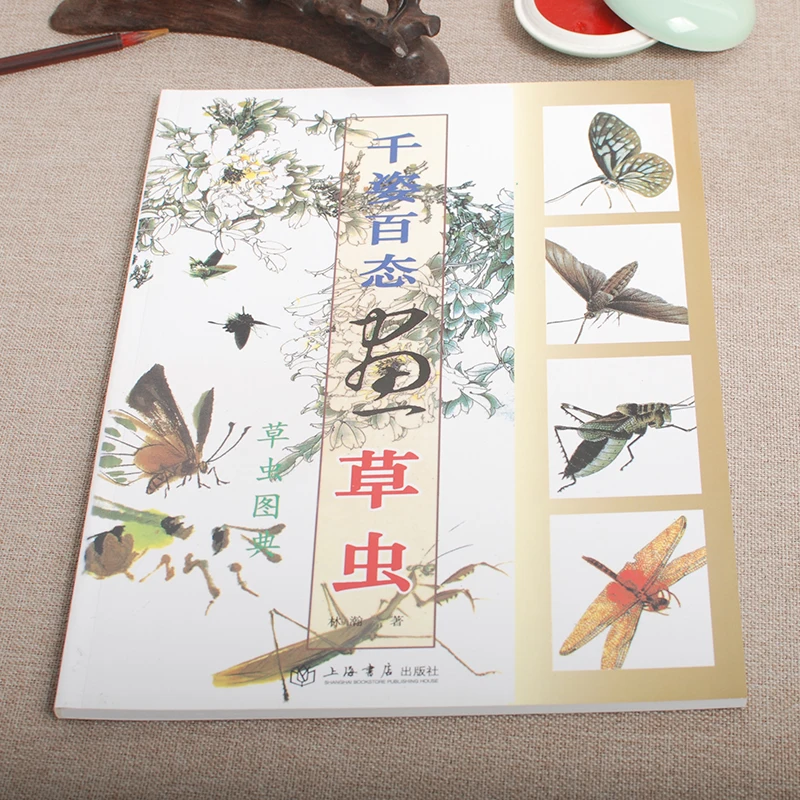 

Chinese painting book learn to paint insects new art birds flowers