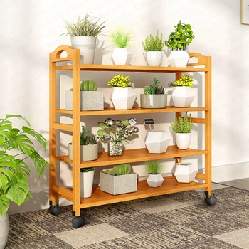 

2019 Natural Bamboo Multi-layer Shoe Rack Shelves Organizer Wood Shoes Storage Shelf for Home Bedroom