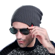 Зима Unisex Мужчины Женщины Теплый Hat Сутулиться Тюбетейку Вязать Teen Мальчик Шляпы