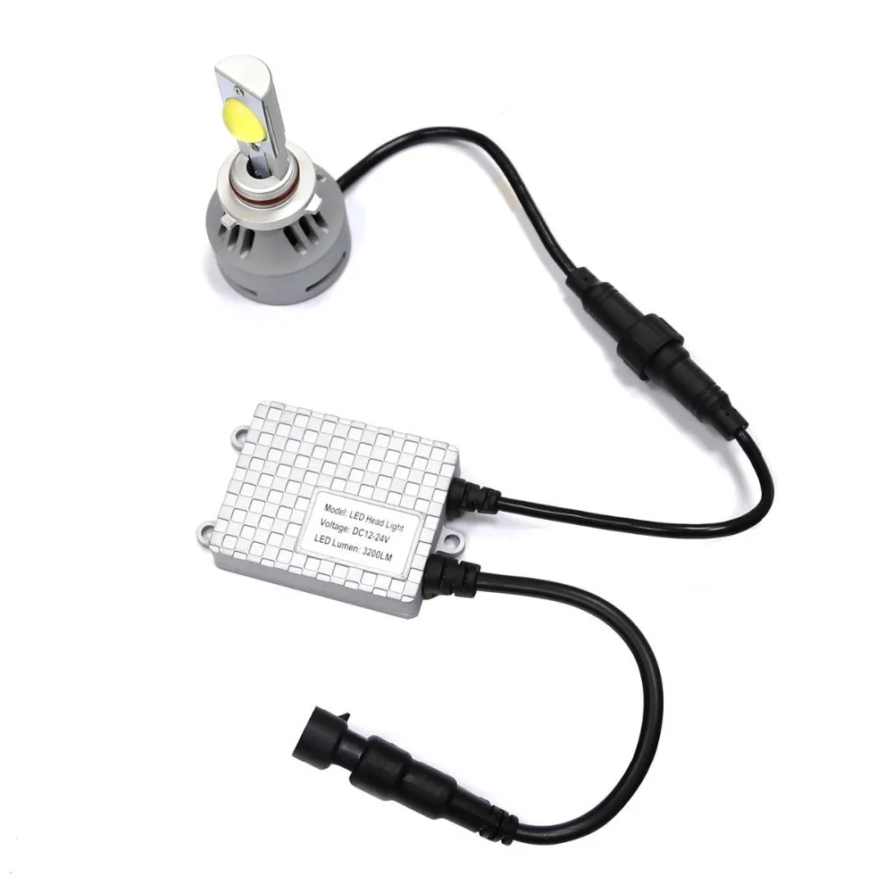 Auto LED Headlight Kit 9005 Hb3 6400lm 64w High Power Ultra Bright 6500k Color 2pcs LED Bulbs (2)