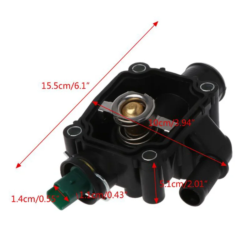 New 1 Pc Auto Car Engine Coolant Thermostat With Housing For Peugeot Citroen 1336.Z0 Vehicle Car Accessories