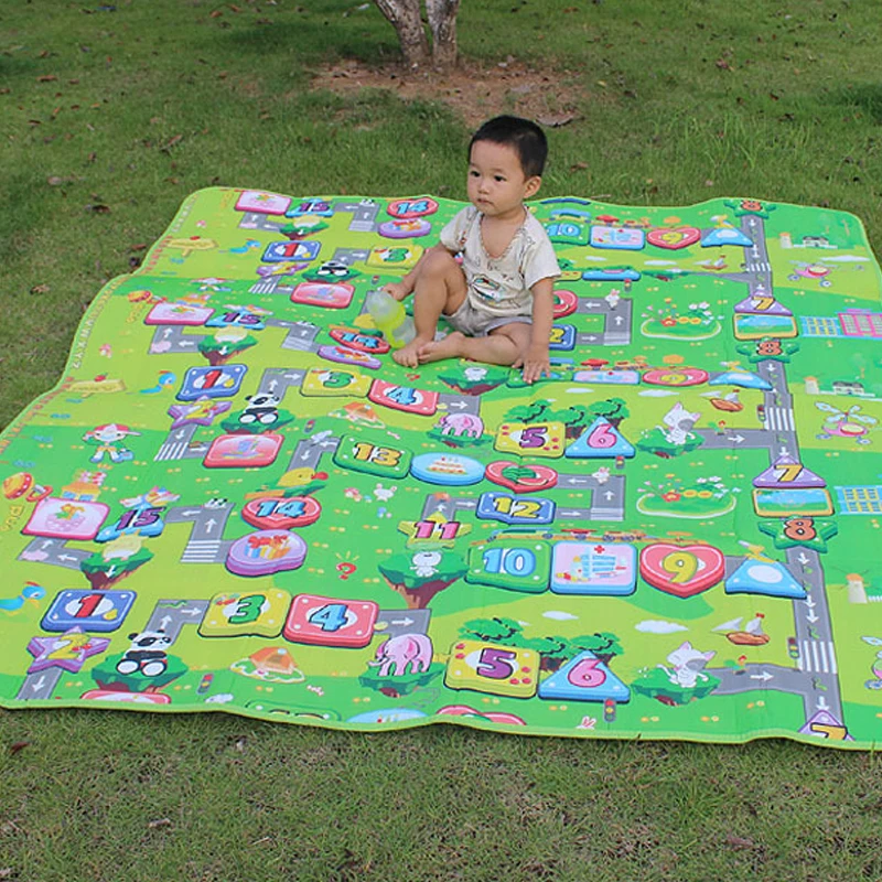 Play pad forest river cartoon baby crawling cushion soft floor pad game