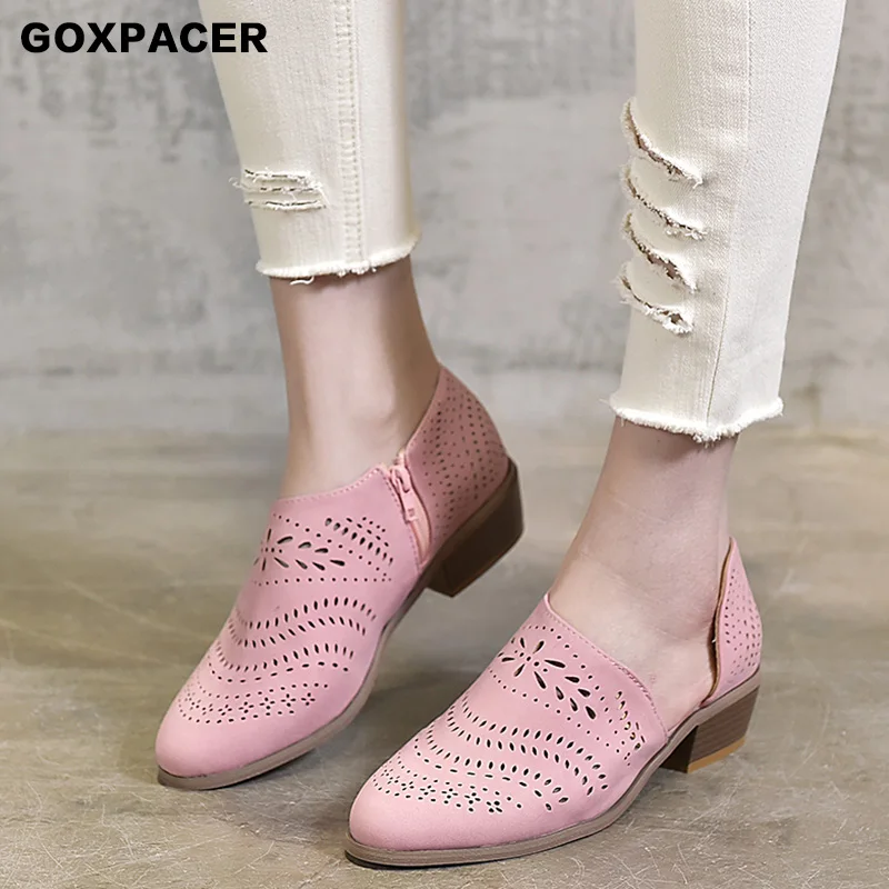

GOXPACER 2019 Fashion Women shoes Summer sandals Work Getting around Sweet Casual shoes Breathability Big yards sandals