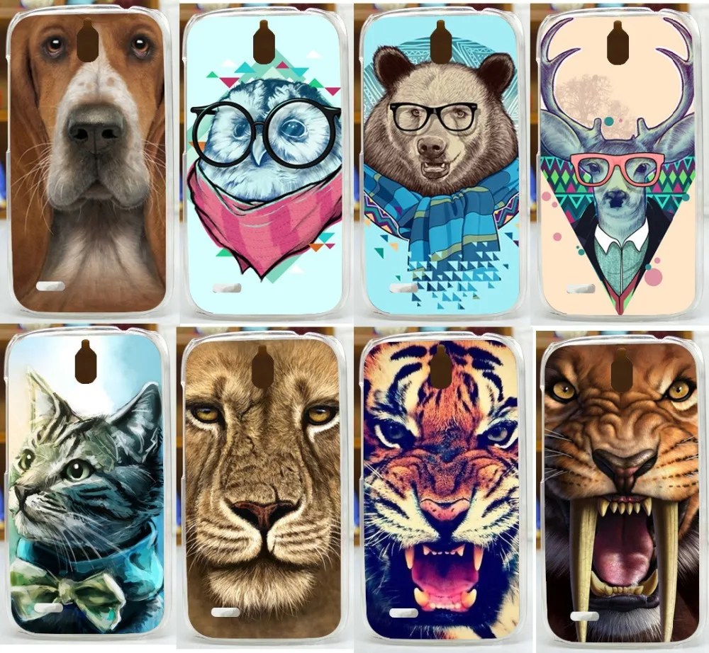 

new arrival cool pattern case For Huawei Ascend G610 G610S tiger lion bear dog Diy skin shell phone case hard back cover case