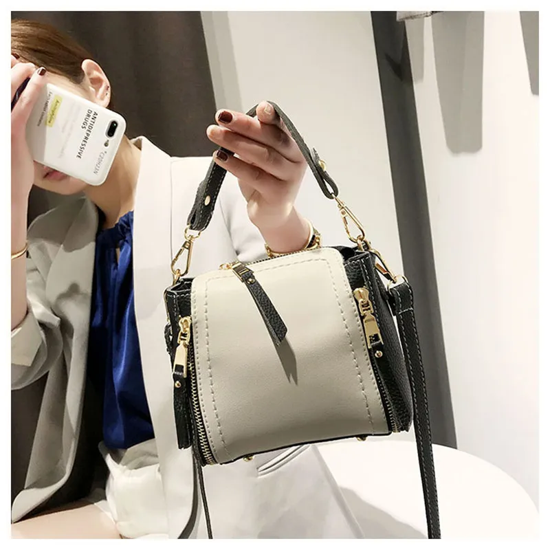 Women Handbag String Bucket Composite Bag Female Fashion Crossbody Shoulder Bag Ladies Tassel Messenger Bag Travel Tote SS7379 (11)