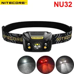 NITECORE NU32 CREE XP-G3 S3 светодио дный 550 люмен встроенный Перезаряжаемые Батарея фары Шестерни Открытый Поиск кемпинг