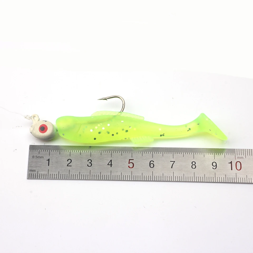 chartreuse fishing lure