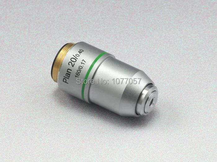 

Top quality 20x Microscope plan Objective/plan objective 20X /WD1.16mm,DIN45mm for biological microscope