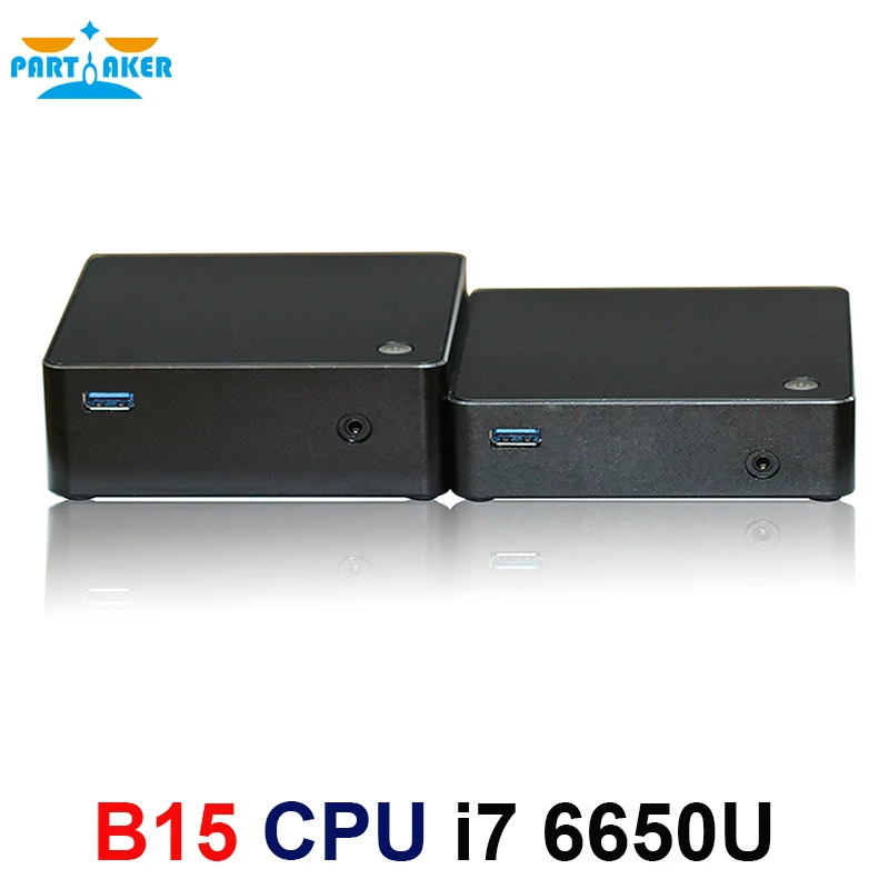 Skylake Мини ПК i7 6650U Windows 10 DDR4 Ram M.2 SSD Nuc graphics Iris 540 5G AC Wifi Bluetooth HTPC HDMI Mini DP|Мини ПК| |