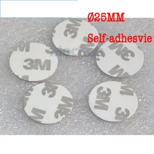 13,56 МГц NFC Ntag215 тег NTAG215 диск тег ПВХ с самоклеящейся для Tagmo