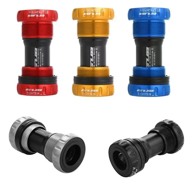 

C68 Bicycle Bottom Bracket BB 68mm73mm MTB Road Bike Crank Set Axis Aluminum alloy+ bearings High Quality