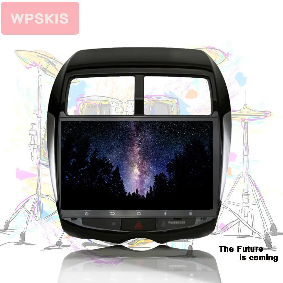 US $144.13 102 Android 10 Car GPS Player Navi For Mitsubishi ASX 2010 2011 2012 With 6128G Octa Core Stereo Multimedia No DVD Head Unit