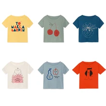 Новинка года; летняя футболка для девочек и мальчиков; хлопковая Детская футболка с короткими рукавами детская футболка одежда для малышей футболки