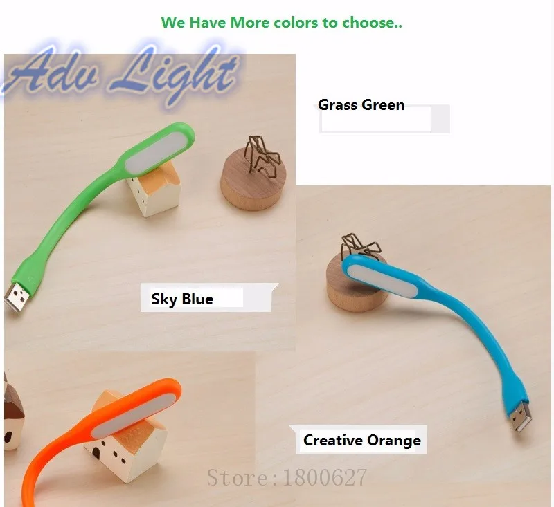 Горячая распродажа 10 цветов портативный для Xiaomi USB светодиодный светильник с USB для банка питания/компьютерный светодиодный светильник для защиты зрения USB светодиодный для ноутбука