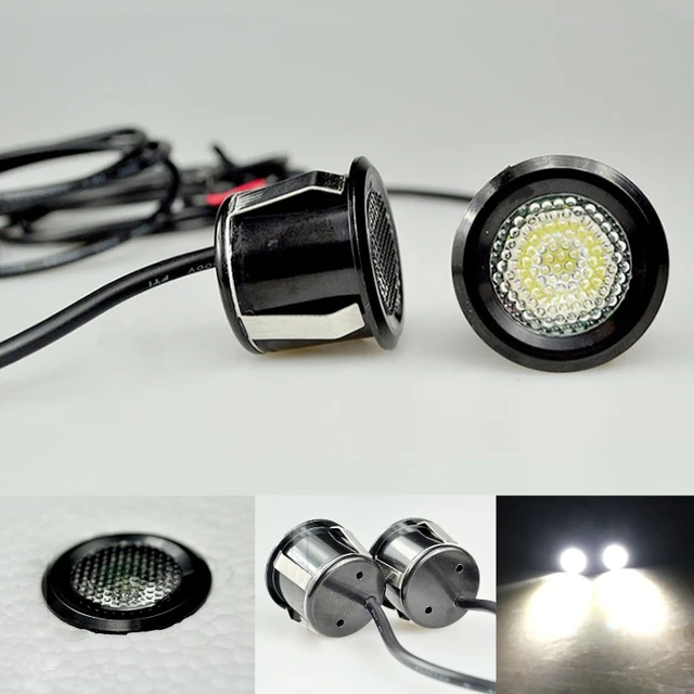 Paire de feux de recul Led, 3W, feux de jour DRL, lumière de recul, Stop,  signalisation rouge - AliExpress