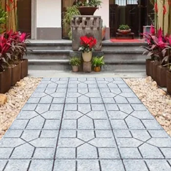 

Paving Cement Brick Stone Road Concrete Molds Tool DIY Plastic Path Maker Mould Paving Brick for Walk Pavement Concrete Mold