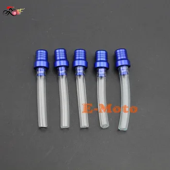 

New Blue Vent Hose Fuel Cap Tube Breather Gastank Gas-Tank Fueltank Moto-X Dirt Pit Bike ATV E-Moto