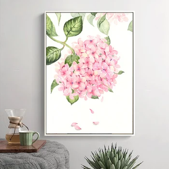 

Modern Watercolor Flower Canvas Paintings Nordic Posters and Prints Wall Art Pictures For Living Room Home Decoration No Frame