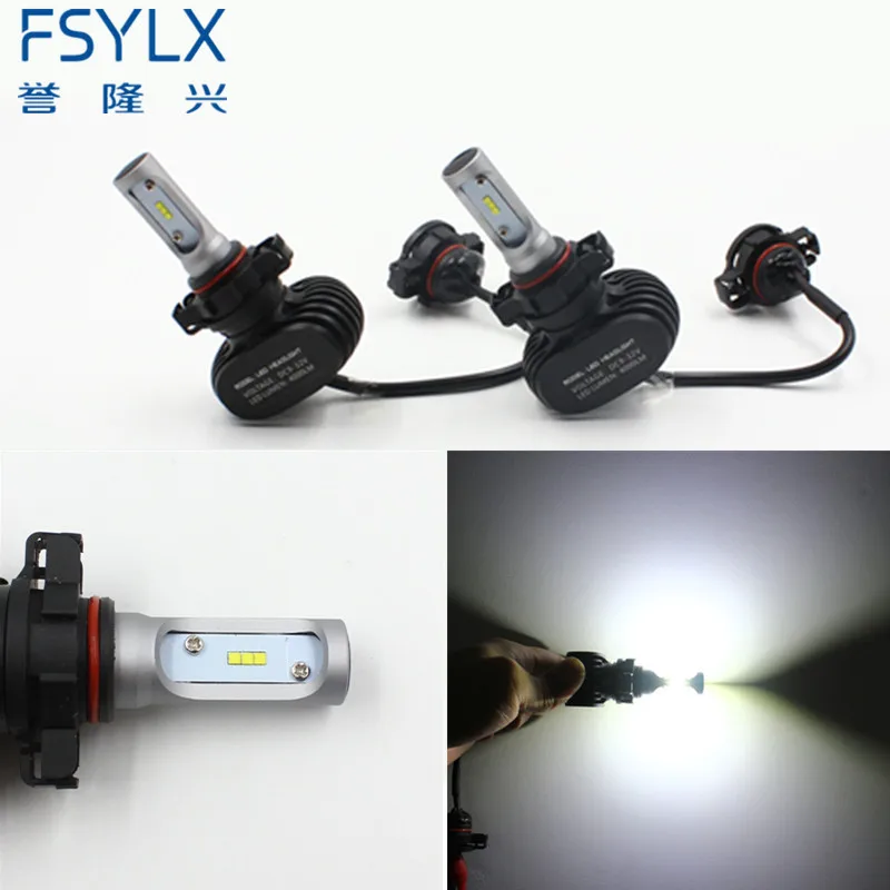 

FSYLX 5202 led headlamp Car LED Headlight 5202/H16(EU) PLug&Play All In One 50w 6000K Super Power LED Bulb Kit For AUDI BMW VW