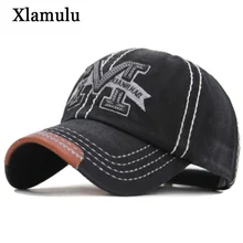 Xlamulu джинсы мужские Snapback кепки хлопковые бейсбольные шапки для мужчин и женщин Gorras Casquette Bone Повседневная Кепка для мужчин папа мужская шапка M