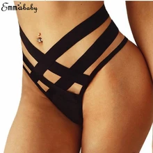 Сексуальные бразильские бикини, стринги, плавки, бандаж, полые, для плавания, стринги, купальник для женщин, черные, белые трусики