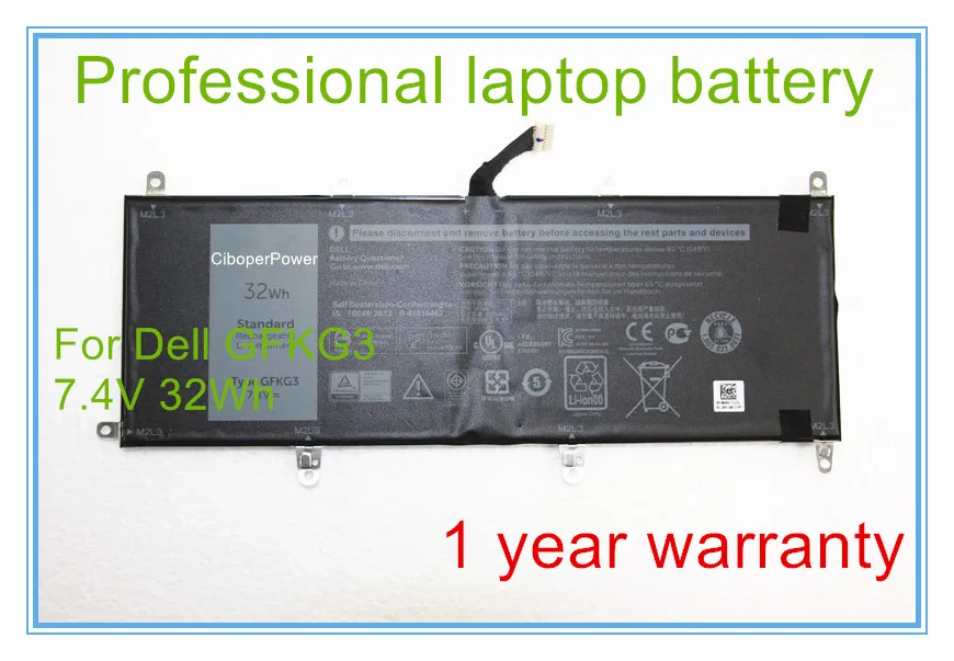 Батарея 10 Pro 5056 GFKG3 WH96V VN25R 32Wh